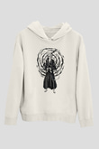 Bleach Baskılı Beyaz Unisex Hoodie