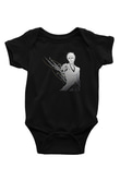 Bleach Baskılı Unisex Siyah Bebek Body - Zıbın