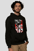 Bleach Baskılı Unisex Siyah Hoodie