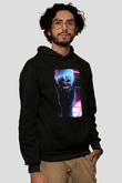 Bleach Baskılı Unisex Siyah Hoodie