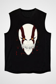 Bleach Baskılı Unisex Siyah Kolsuz Tişört - Tshirt
