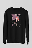 Bleach Baskılı Unisex Siyah Sweatshirt