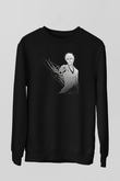 Bleach Baskılı Unisex Siyah Sweatshirt