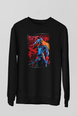 Bleach Baskılı Unisex Siyah Sweatshirt