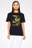 Bleach Baskılı Unisex Siyah Tişört - Tshirt