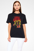 Bleach Baskılı Unisex Siyah Tişört - Tshirt