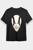 Bleach Baskılı Unisex Siyah Tişört - Tshirt