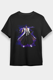 Bleach Baskılı Unisex Siyah Tişört - Tshirt