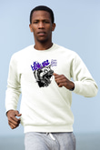 Blink-182 Baskılı Unisex Beyaz Sweatshirt