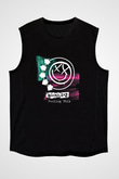 Blink-182 Baskılı Unisex Siyah Kolsuz Tişört