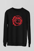 Blink-182 Baskılı Unisex Siyah Sweatshirt