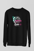 Blink-182 Baskılı Unisex Siyah Sweatshirt