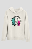 Blink 182 Beyaz Unisex Kapüşonlu Sweatshirt