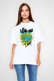 Blink 182 Beyaz Unisex Oversize Tişört T-Shirt