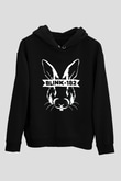 Blink 182 Siyah Unisex Kapüşonlu Sweatshirt