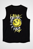 Blink 182 Siyah Unisex Kolsuz Tişört