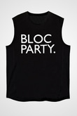 Bloc Party Siyah Unisex Kolsuz Tişört