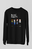Bloc Party Siyah Unisex Sweatshirt
