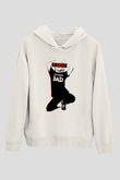 Blondie - Debbie Harry Baskılı Beyaz Unisex Kapüşonlu Sweatshirt