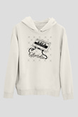Blondie - Debbie Harry Baskılı Beyaz Unisex Kapüşonlu Sweatshirt