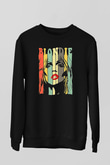 Blondie - Debbie Harry Baskılı Unisex Siyah Sweatshirt