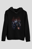 Bloodbath Siyah Unisex Kapüşonlu Sweatshirt