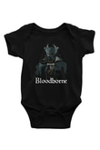 Bloodborne Baskılı Siyah Bebek Body - Zıbın