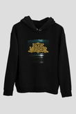Blue Murder Baskılı Unisex Siyah Hoodie