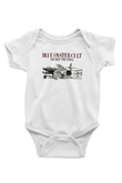 Blue Oyster Cult Baskılı Beyaz Unisex Bebek Body - Zıbın