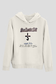 Blue Oyster Cult Baskılı Beyaz Unisex Kapüşonlu Sweatshirt