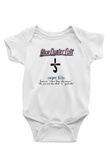 Blue Oyster Cult Baskılı Beyaz Unisex Bebek Body - Zıbın
