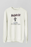 Blue Oyster Cult Baskılı Beyaz Unisex Sweatshirt