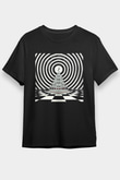 Blue Oyster Cult Baskılı Unisex Siyah Tişört - Tshirt