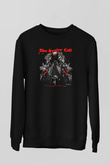 Blue Oyster Cult Baskılı Unisex Siyah Sweatshirt