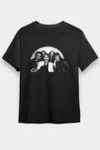 Blue Oyster Cult Baskılı Unisex Siyah Tişört - Tshirt
