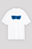 Blues Brothers Beyaz Unisex Oversize Tişört T-Shirt