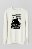 Blues Brothers Beyaz Unisex Sweatshirt