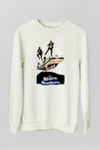 Blues Brothers Beyaz Unisex Sweatshirt