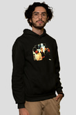 Blur Siyah Unisex Hoodie