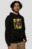 Blur Siyah Unisex Hoodie