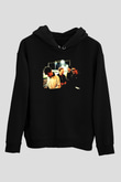 Blur Siyah Unisex Hoodie