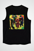 Blur Siyah Unisex Kolsuz Tişört