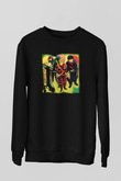 Blur Siyah Unisex Sweatshirt