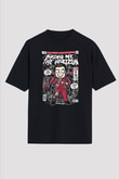 BMTH Baskılı Unisex Siyah Oversize Tişört
