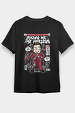 BMTH Baskılı Unisex Siyah Tişört