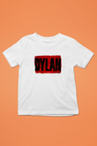 Bob Dylan Baskılı Unisex Beyaz Çocuk Tişört