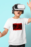 Bob Dylan Baskılı Unisex Beyaz Çocuk Tişört
