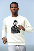 Bob Dylan Beyaz Unisex Sweatshirt