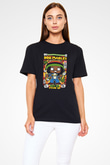 Bob Marley Baskılı Unisex Siyah Tişört