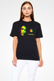 Bob Marley Siyah Unisex Tişört T-Shirt - TişörtFabrikası